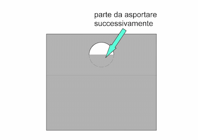 foratura parziale lamiera