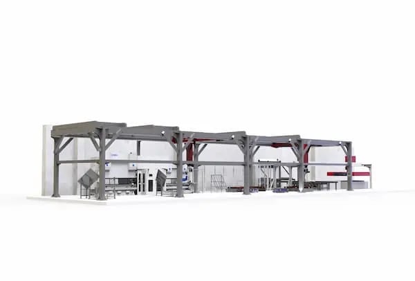 robotized solution from laser cutting to the metal bending