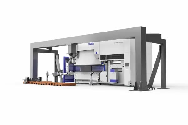 robotic bending cell gantry portal with automatic tool changer