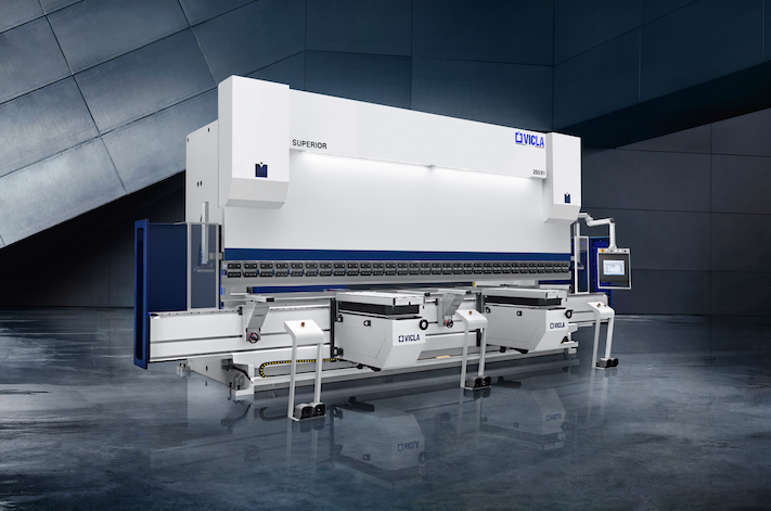 Hybrid press brake with standard HYBRID SYSTEM