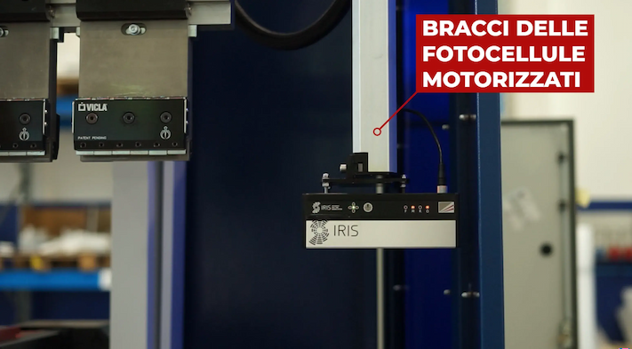 Bras motorisés des photocellules